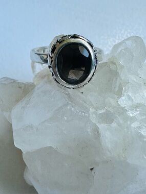 Silpada Sterling Silver with Smoky Quartz ring.
